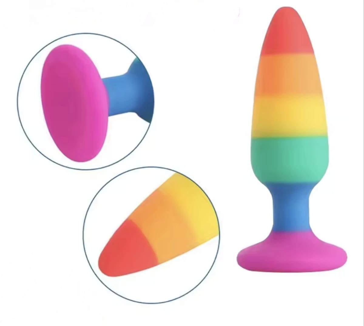 PLUG LGTB SILICONA TALLA S
