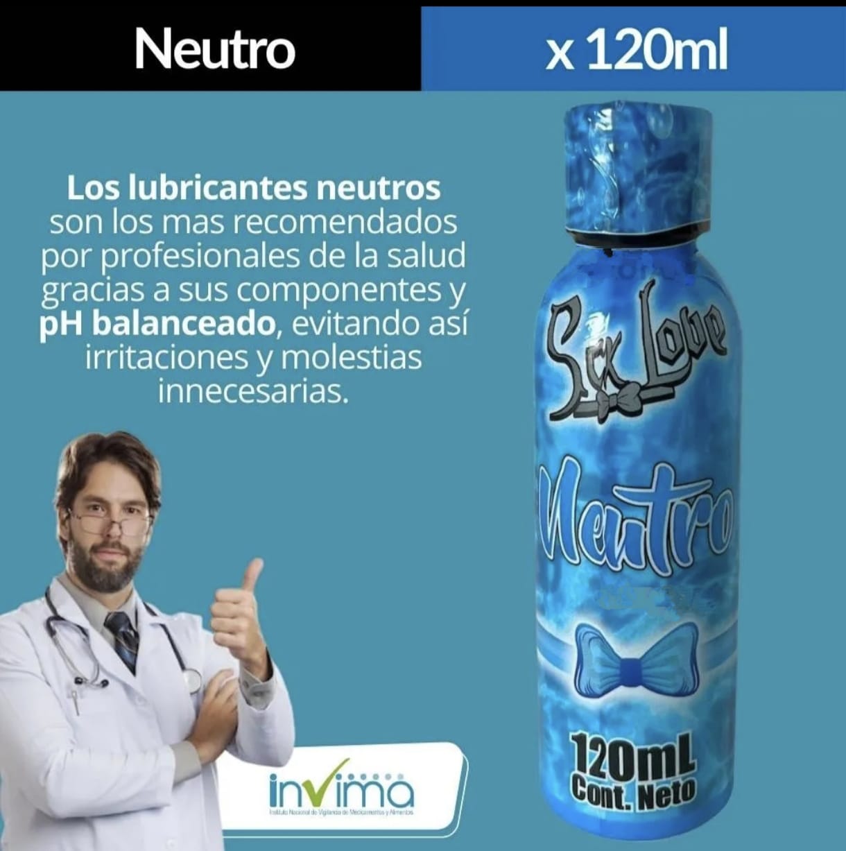 Lubricante Neutro 120ml
